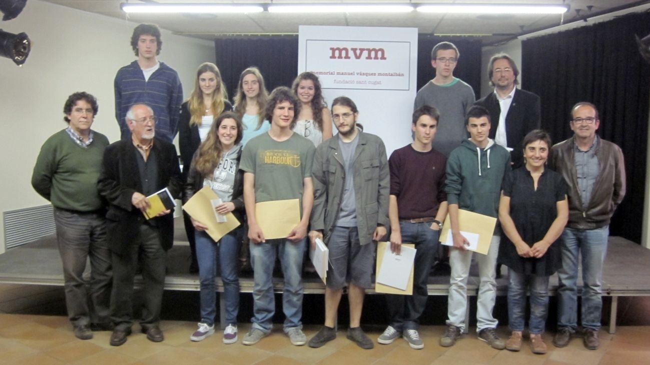 Imatge dels premiats, després de l'entrega de guardons. FOTO: Cedida