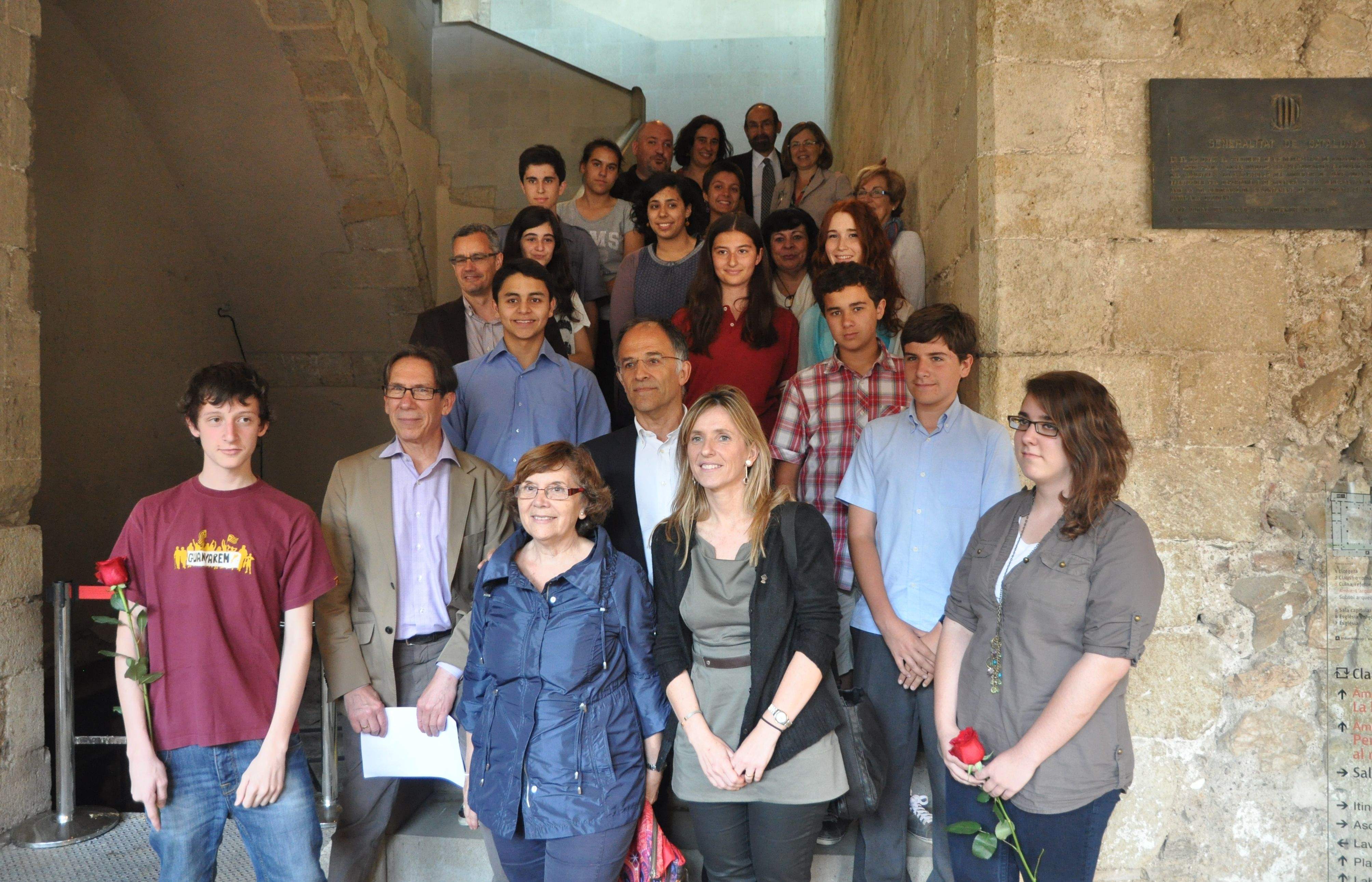 Tots els guanyadors juntament a autoritats i jurat. FOTO: Artur Ribera