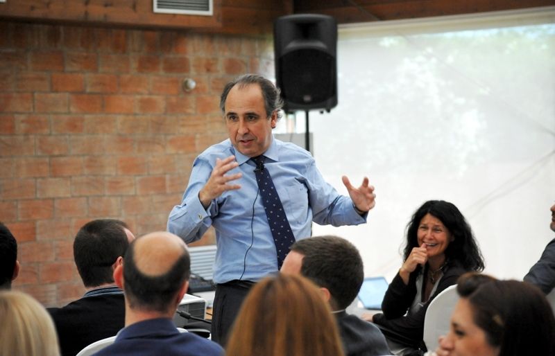 Emilio Duró a la jornada "Agafem Impuls". FOTO: Amanda Bernal