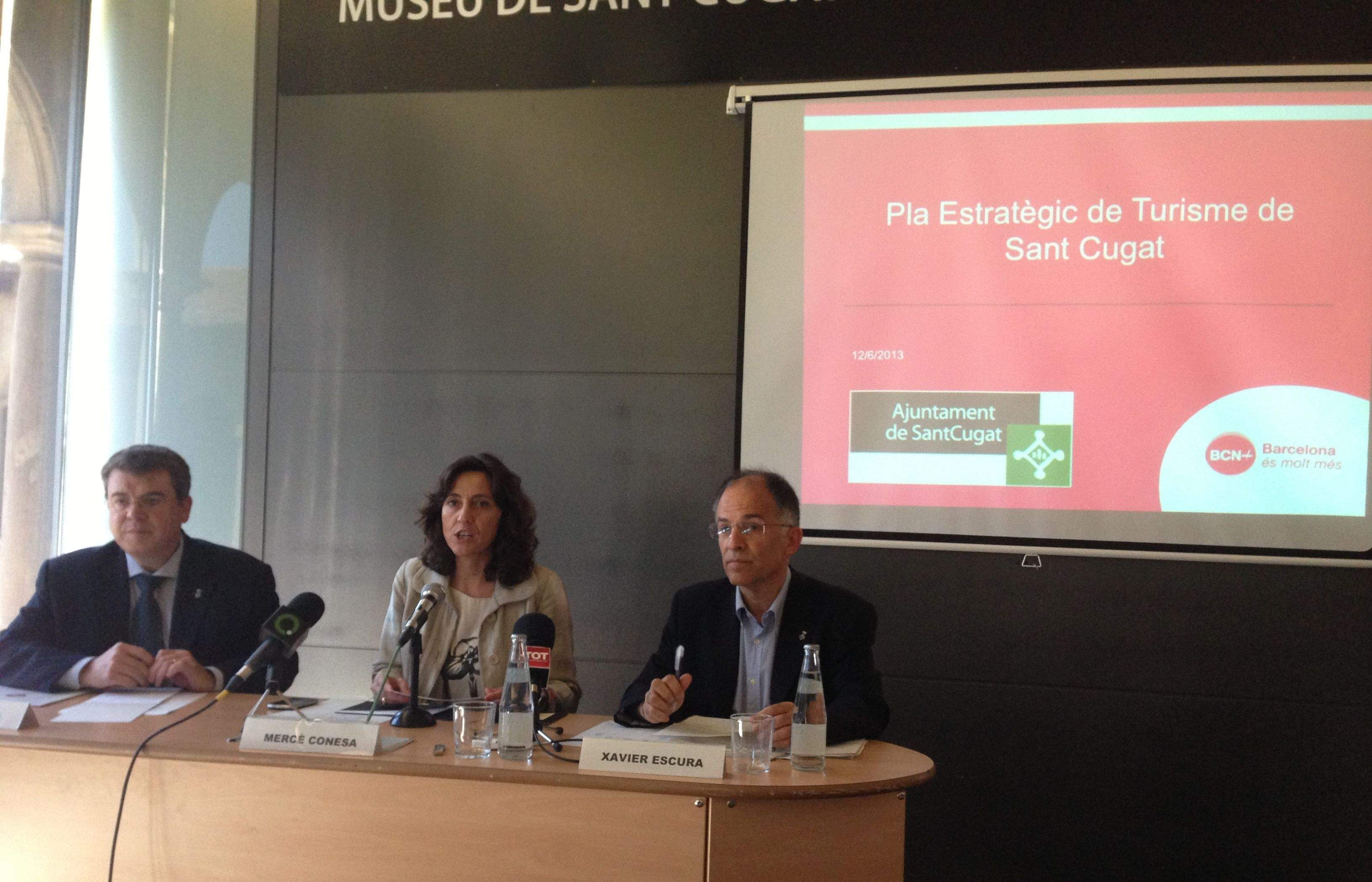 Presentació del pla estratègic de turisme. FOTO: A.Mira