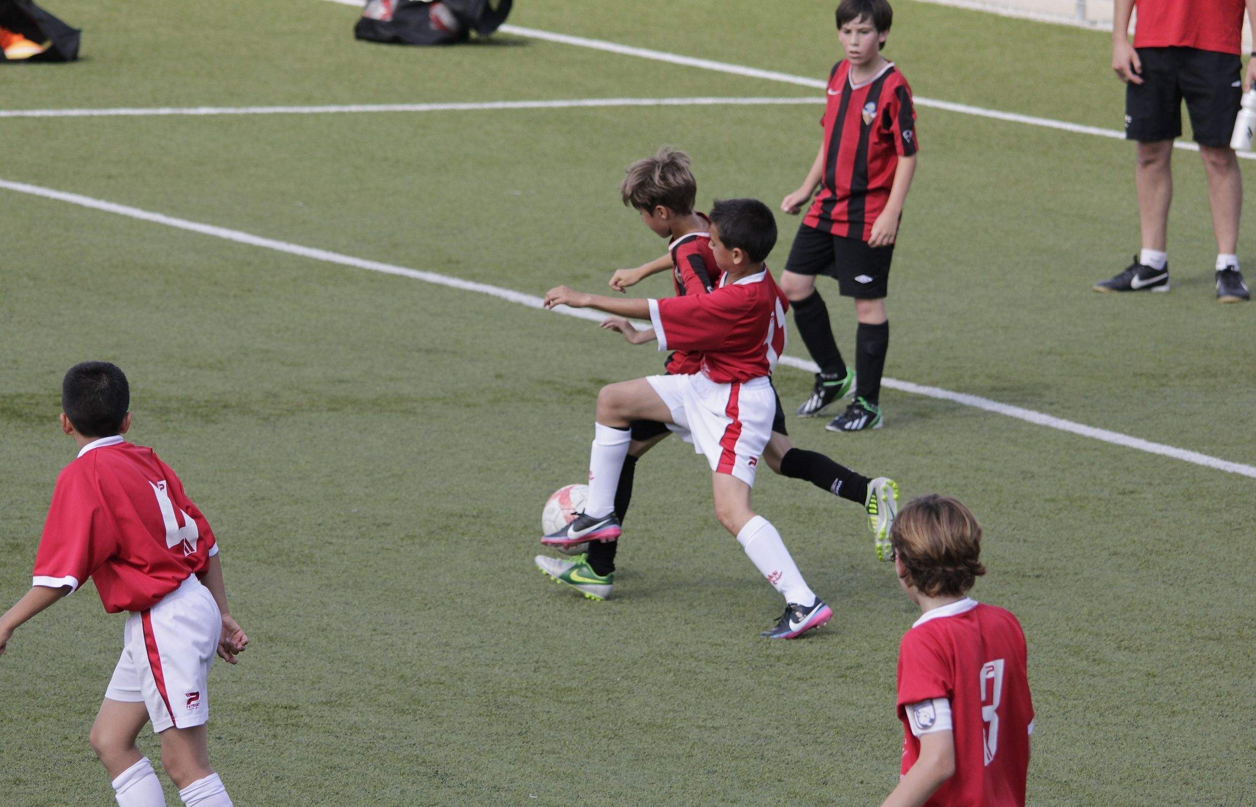 Un dels partits d'aquest Memorial Jaume Tubau. FOTO: Albert Bach