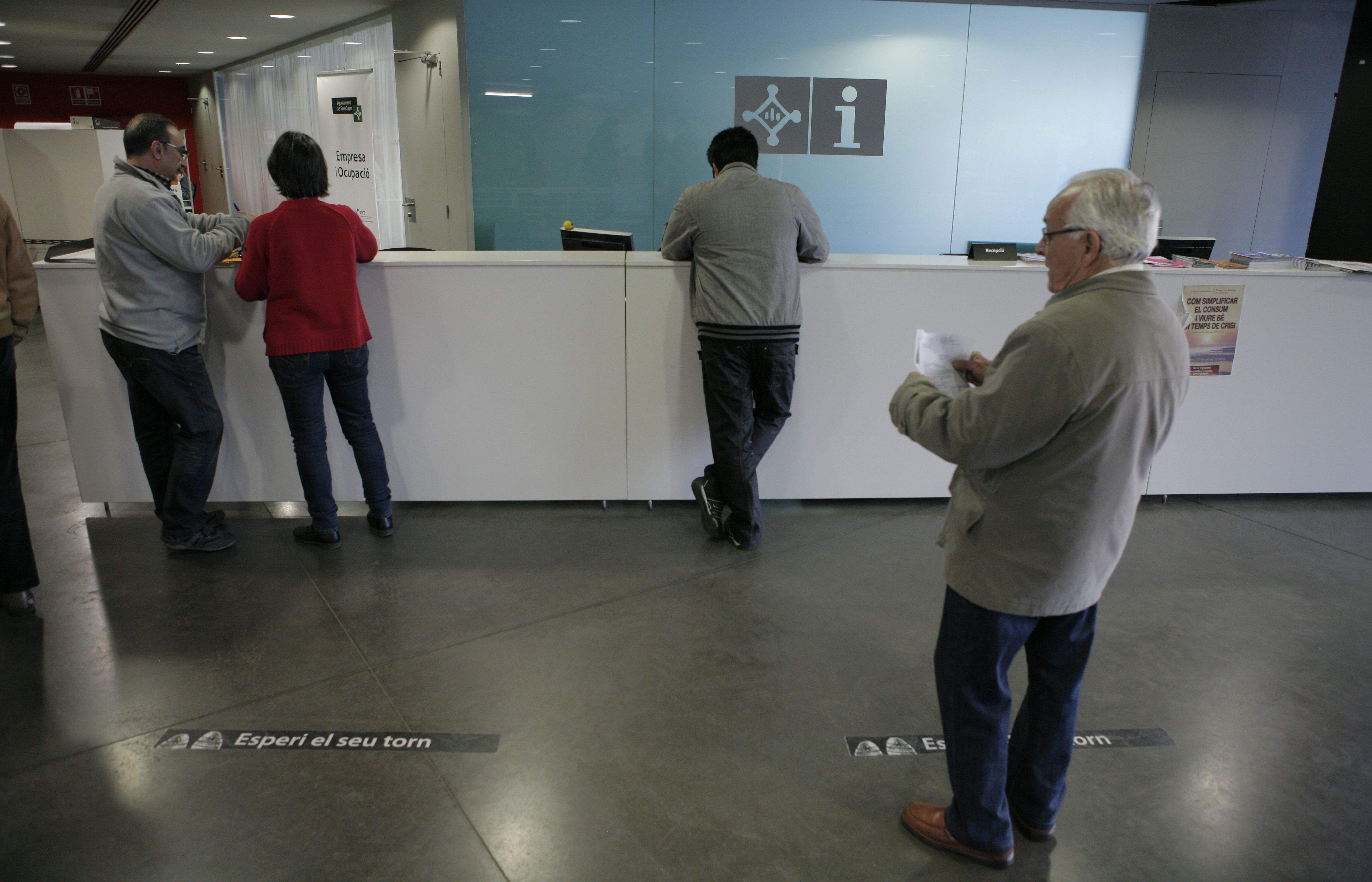 Interior de l'Ajuntament de Sant Cugat. FOTO: Artur Ribera