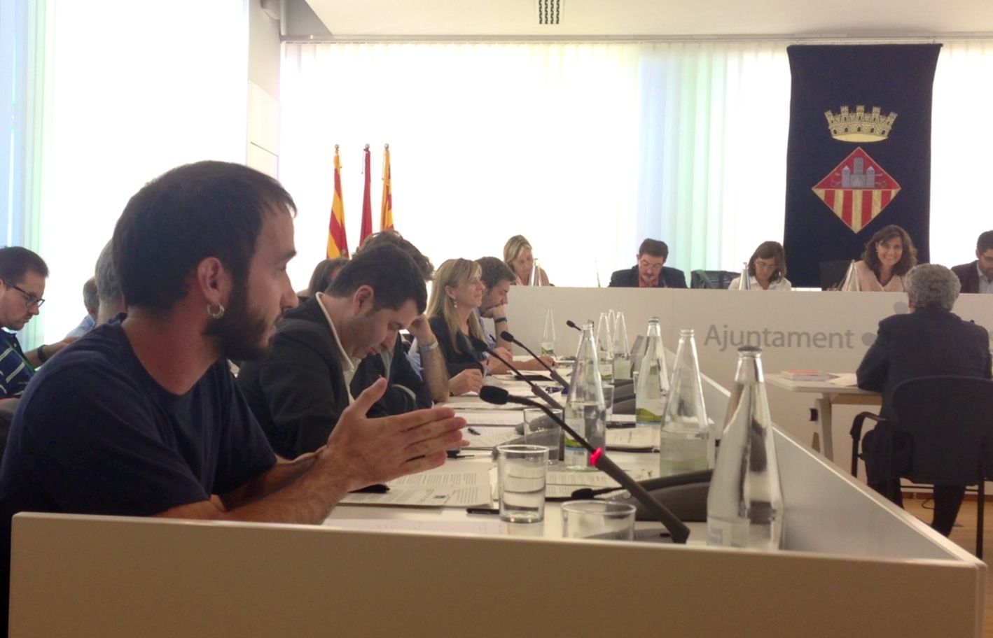 Imatge del ple municipal del 17 de juny. FOTO: A.Mira