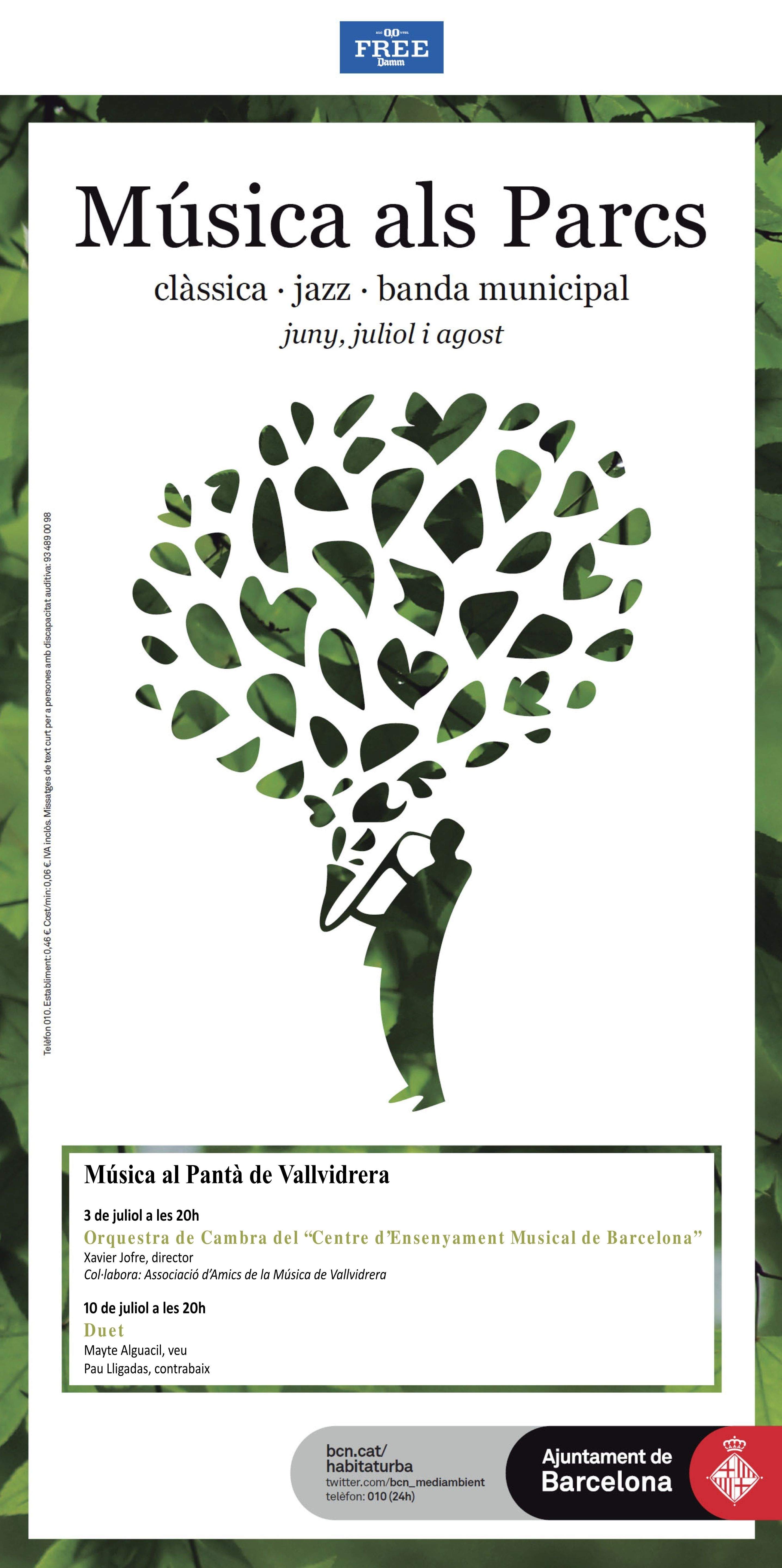 Cartell dels concerts al Pantà.