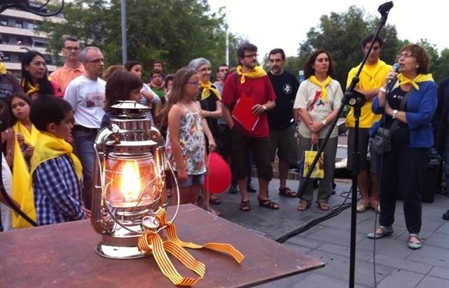 La flama del Canigó. FOTO: Àgata Guinó 