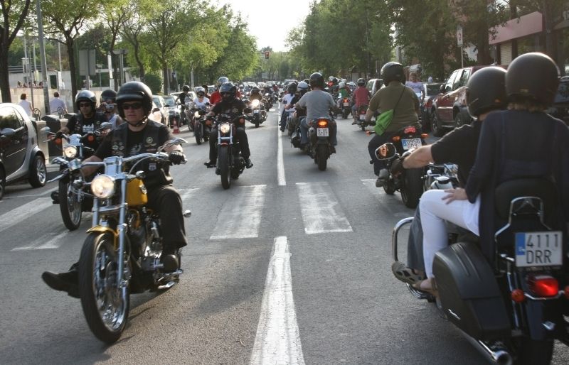 La passejada de motos, un acte espectacular. FOTO: Arxiu