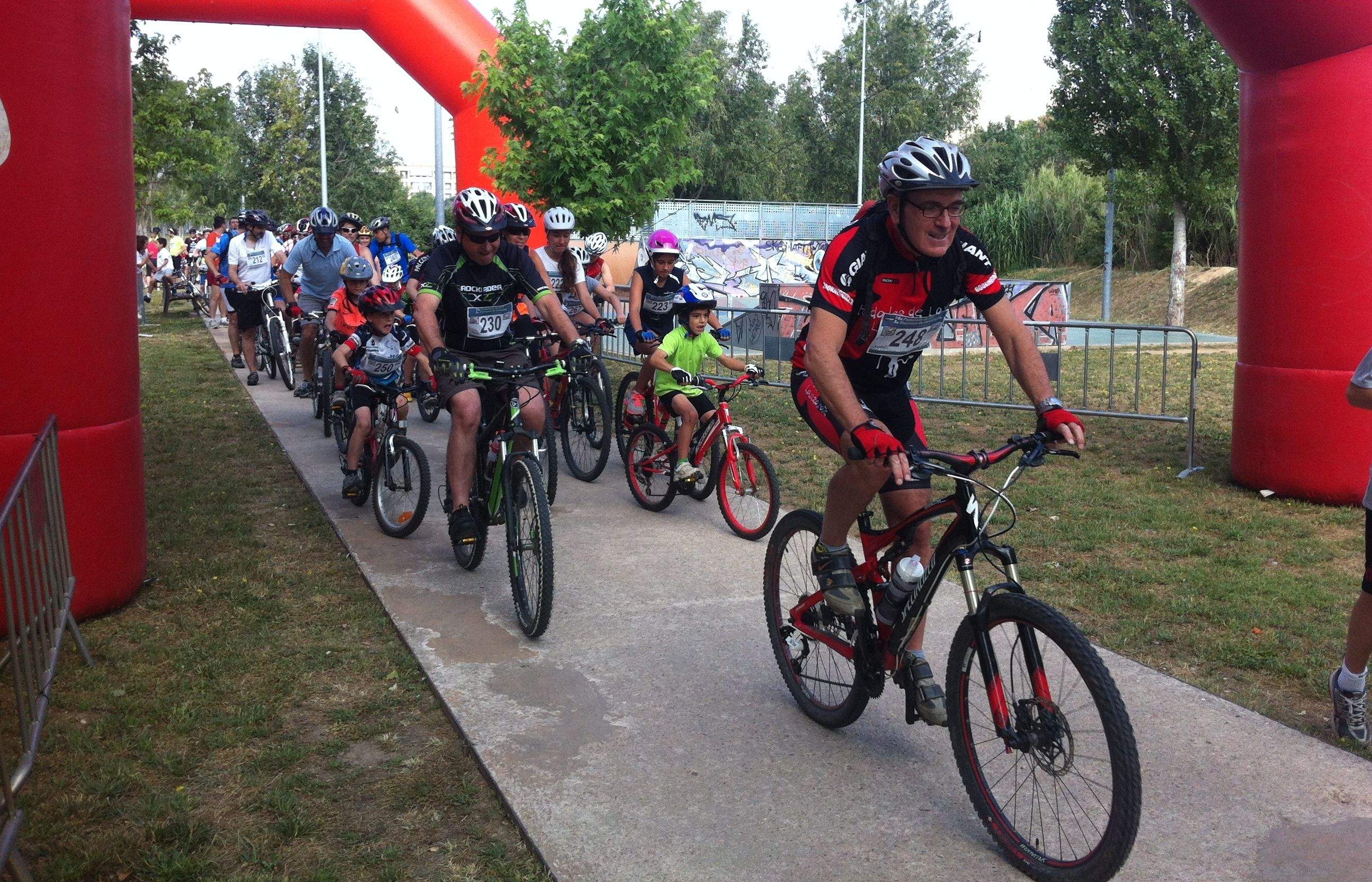 Imatge de la sortida llarga, amb 141 participants. FOTO: Àlex López Puig