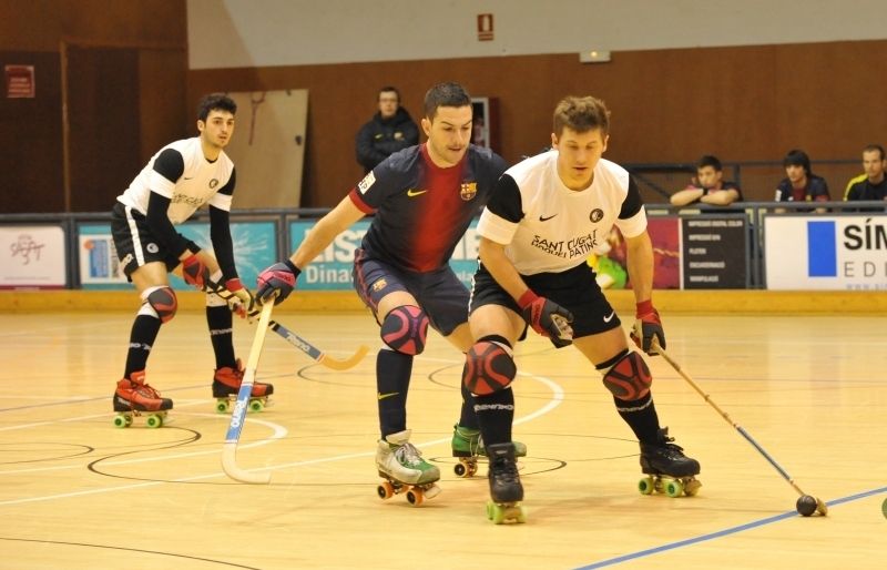 Pablo Aguarón, que la pròxima temporada jugarà al Patí Vilafranca, ha defensat enguany el PHC Sant Cugat. FOTO: Amanda Bernal