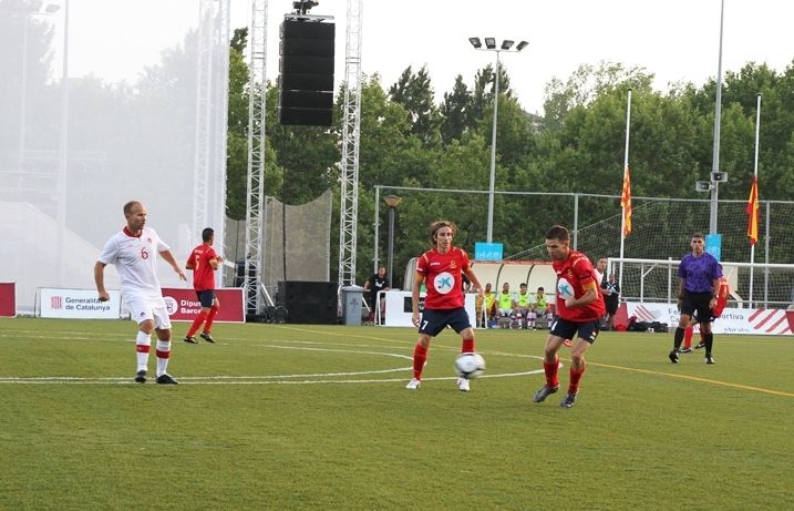 Partit inaugural entre Espanya i Canadà. FOTO: Estefania Biedmar