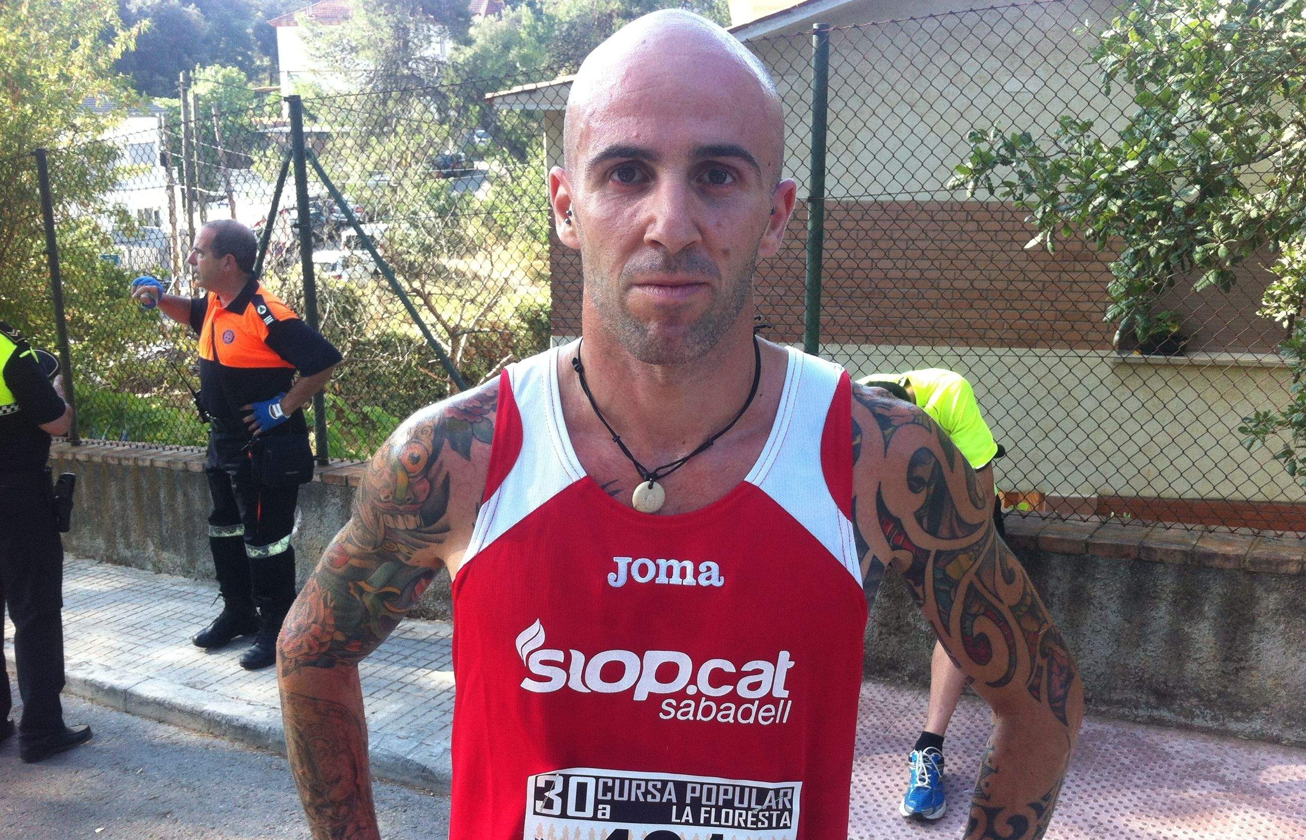 David Guiamet, campió de la 30a Cursa Popular de la Floresta. FOTO: Àlex López Puig