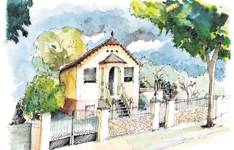 La casa tipus d'estiueig de la primera meitat del s.XX