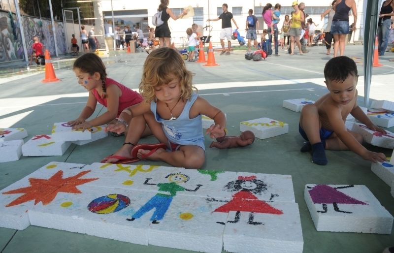 Activitat per a nens i nenes. FOTO: Arxiu