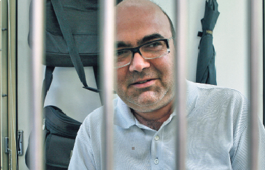 La seva cabina està a la plaça d'Octavià. FOTO: Artur Ribera