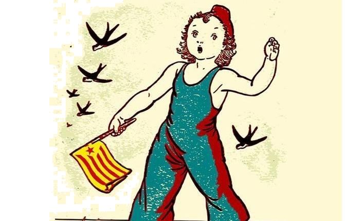 Imatge del cartell per la participació de la Via Catalana. FOTO: Cedida