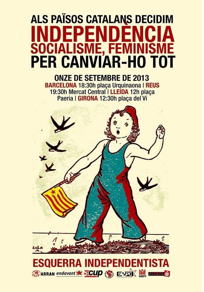 Imatge del cartell per la participació de la Via Catalana. FOTO: Cedida