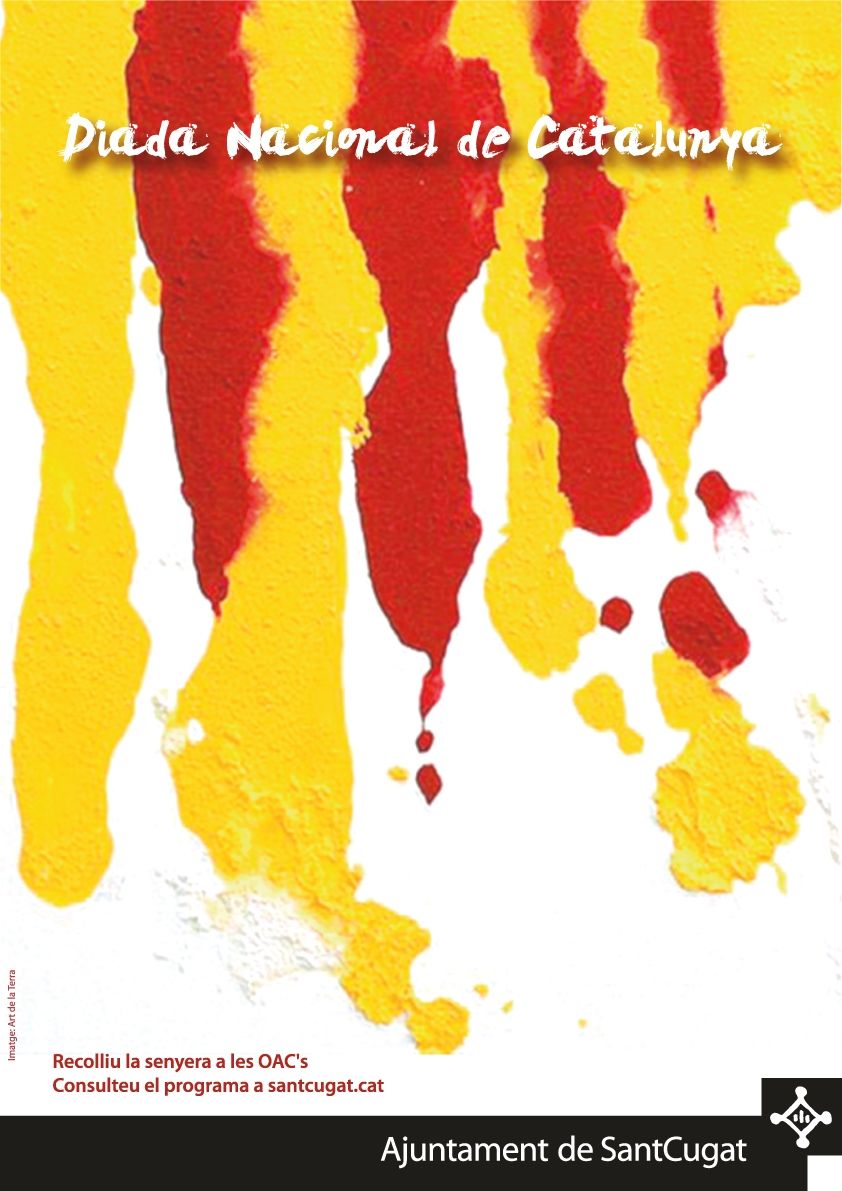 Cartell de la Diada 2013 de l'Ajuntament: FONT: Cedida 