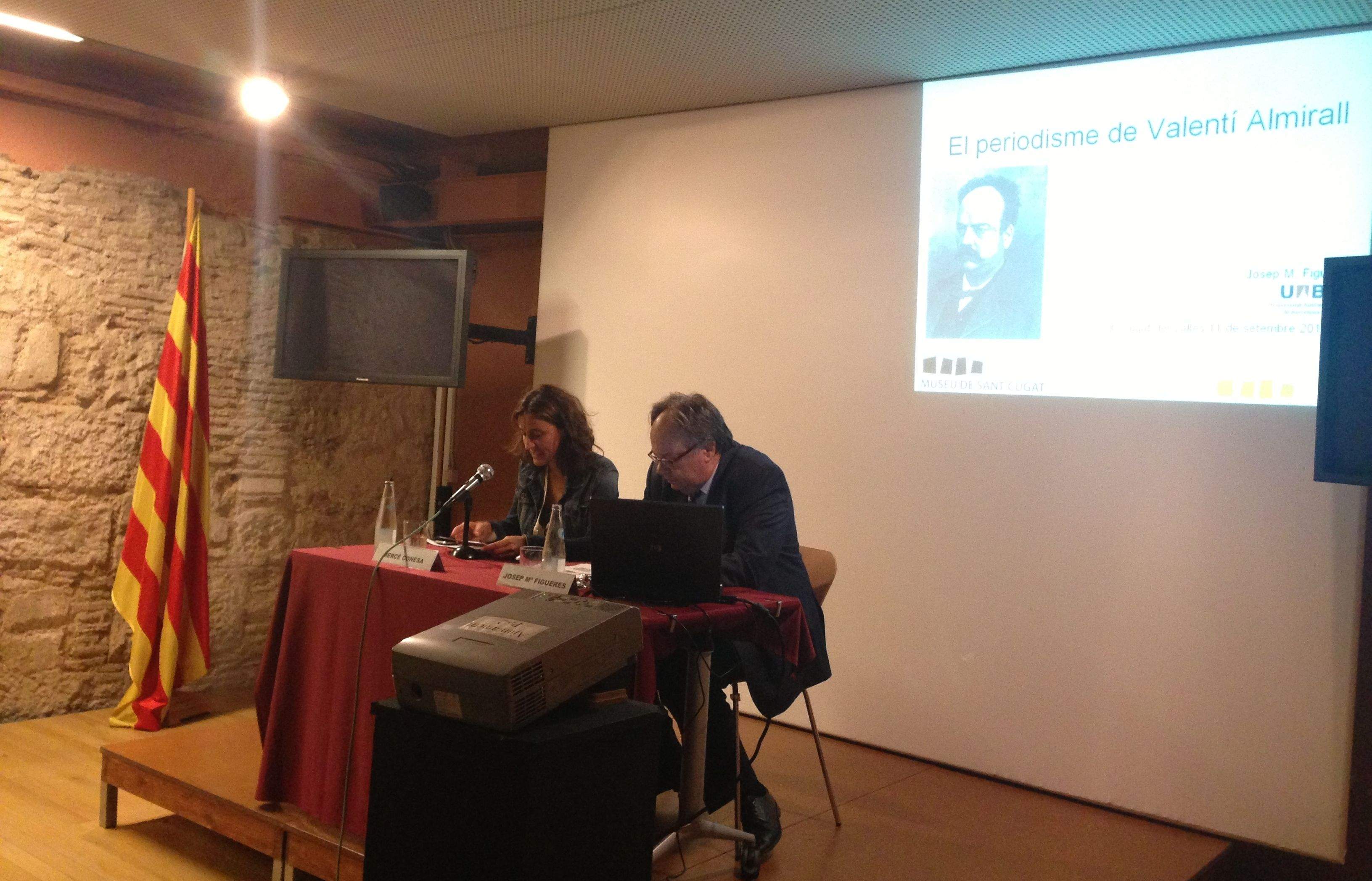 Conferència inaugural dels actes institucionals de la Diada Nacional de Catalunya. FOTO: A.Mira