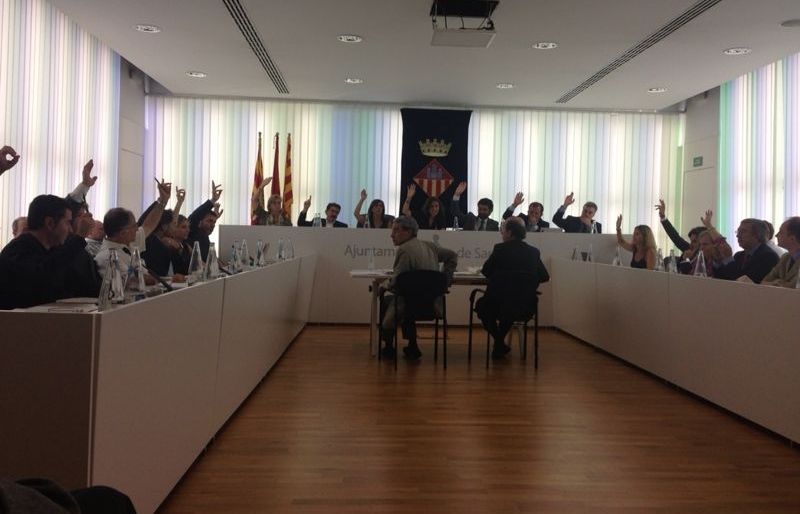 Moment de la votació. FOTO: Anna Mira