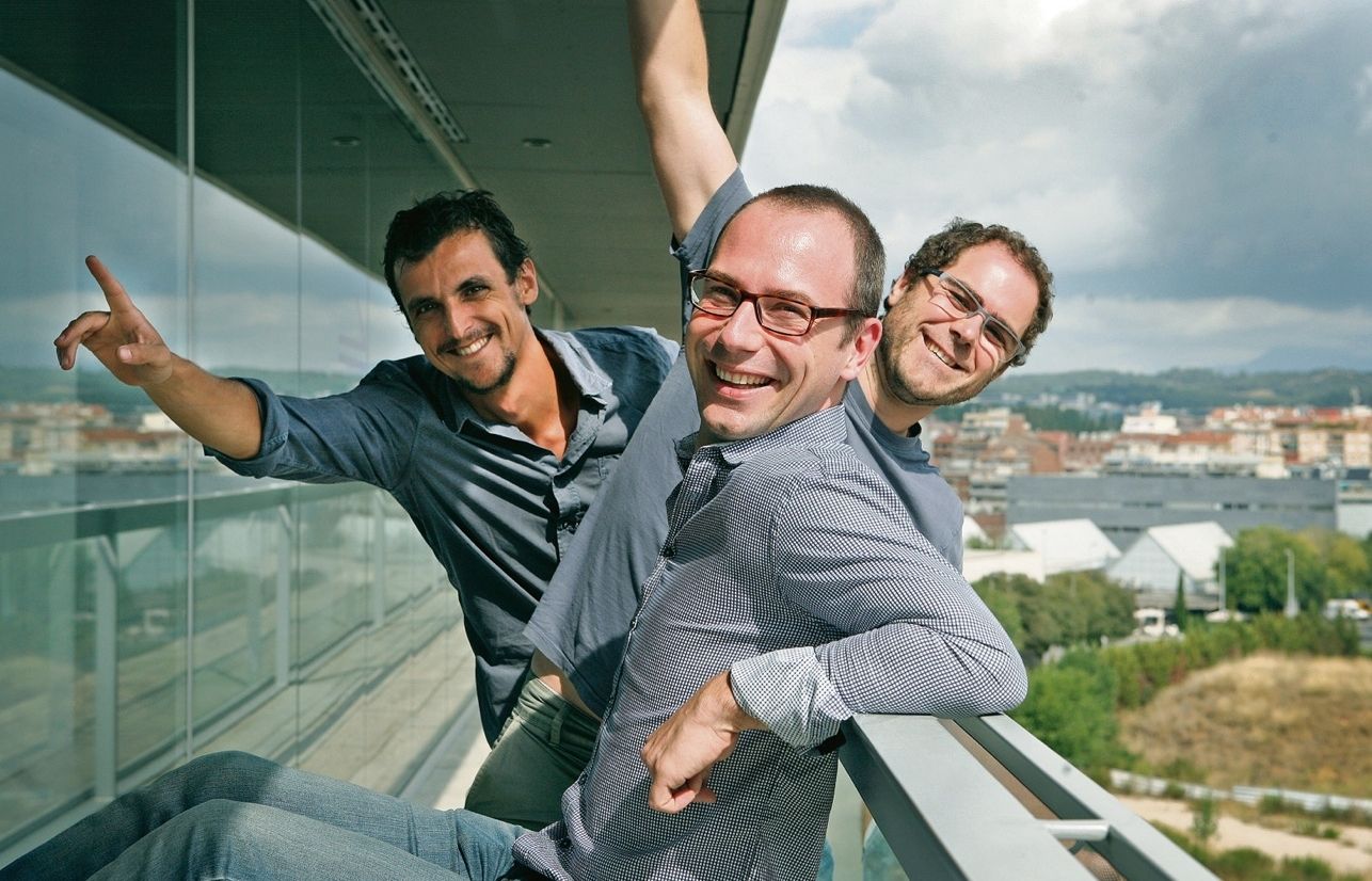 Els caçadors de mamuts    Desquerra a dreta: Néstor Sánchez, Xavier Vila i Oriol Roda, els tres socis de Mammoth Hunters. FOTO: Artur Ribera