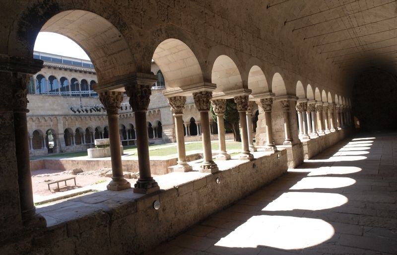 Visita guiada al conjunt monumental del Monestir dins les Jornades Europees de Patrimoni. FOTO: Arxiu