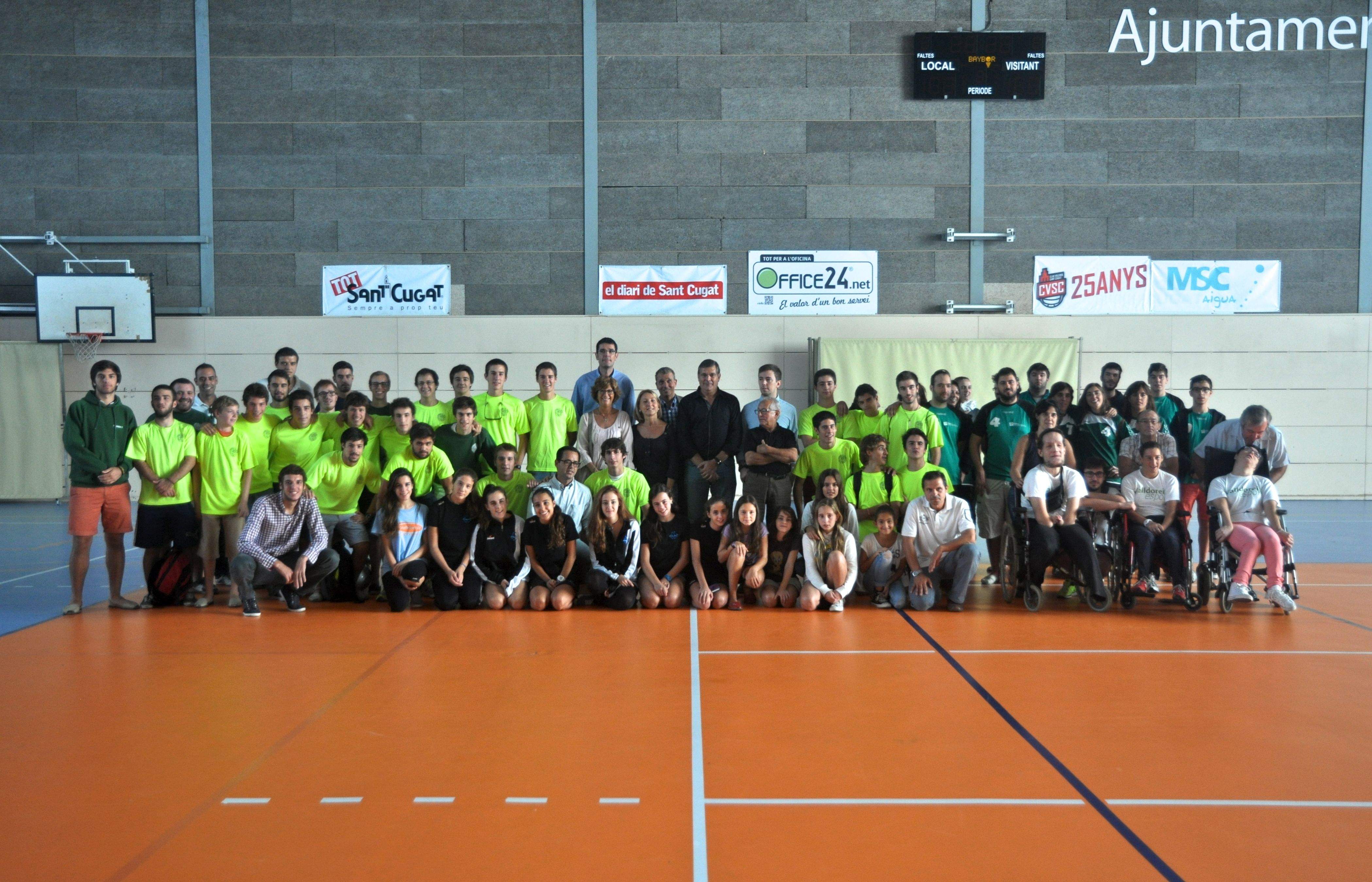 Tots els equips, a l'acte de presentació. FOTO: Pere Fernández