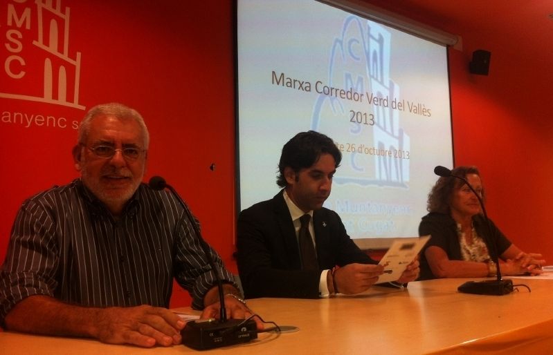 Paco Cruces, Xavier Tizón i Mercè Santacana, a la presentació. FOTO: À.L.P.
