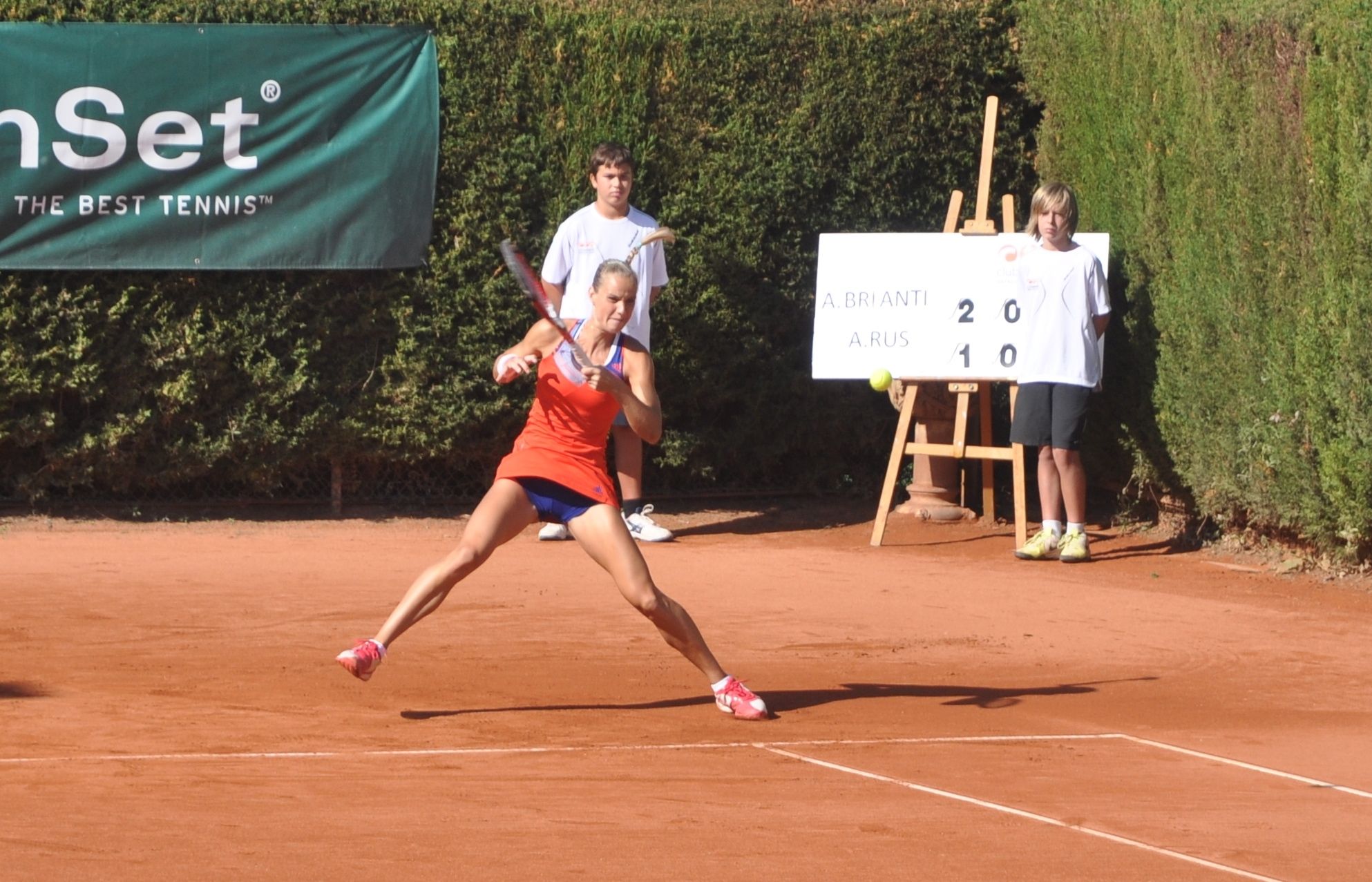 Arantxa Rus, en una acció del partit. FOTO: Pere Fernández