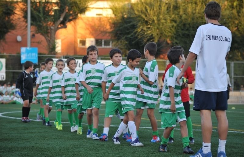 Una de les presentacions dels equips del CFU Mirasol Baco. FOTO: Amanda Bernal