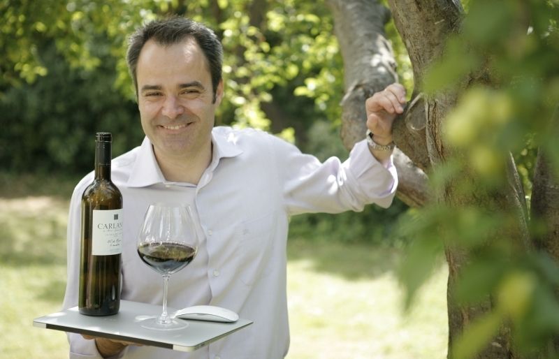 Manel Sarasa és cofundador de Wineissocial. FOTO: Artur Ribera