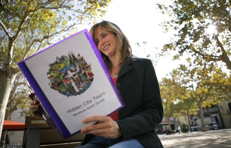 Lisa Graces és la fundadora de Hidden City Tours. FOTO: Artur Ribera