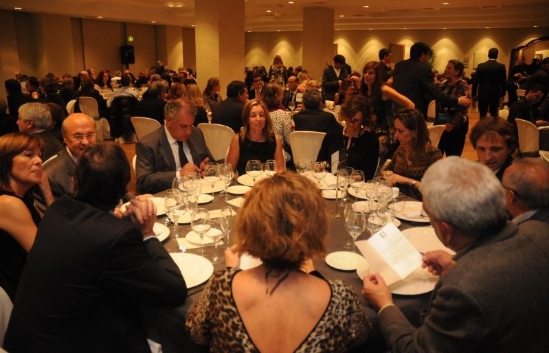 Aspecte de la sala en el sopar benèfic d'ASDI d'una edició anterior FOTO: Arxiu