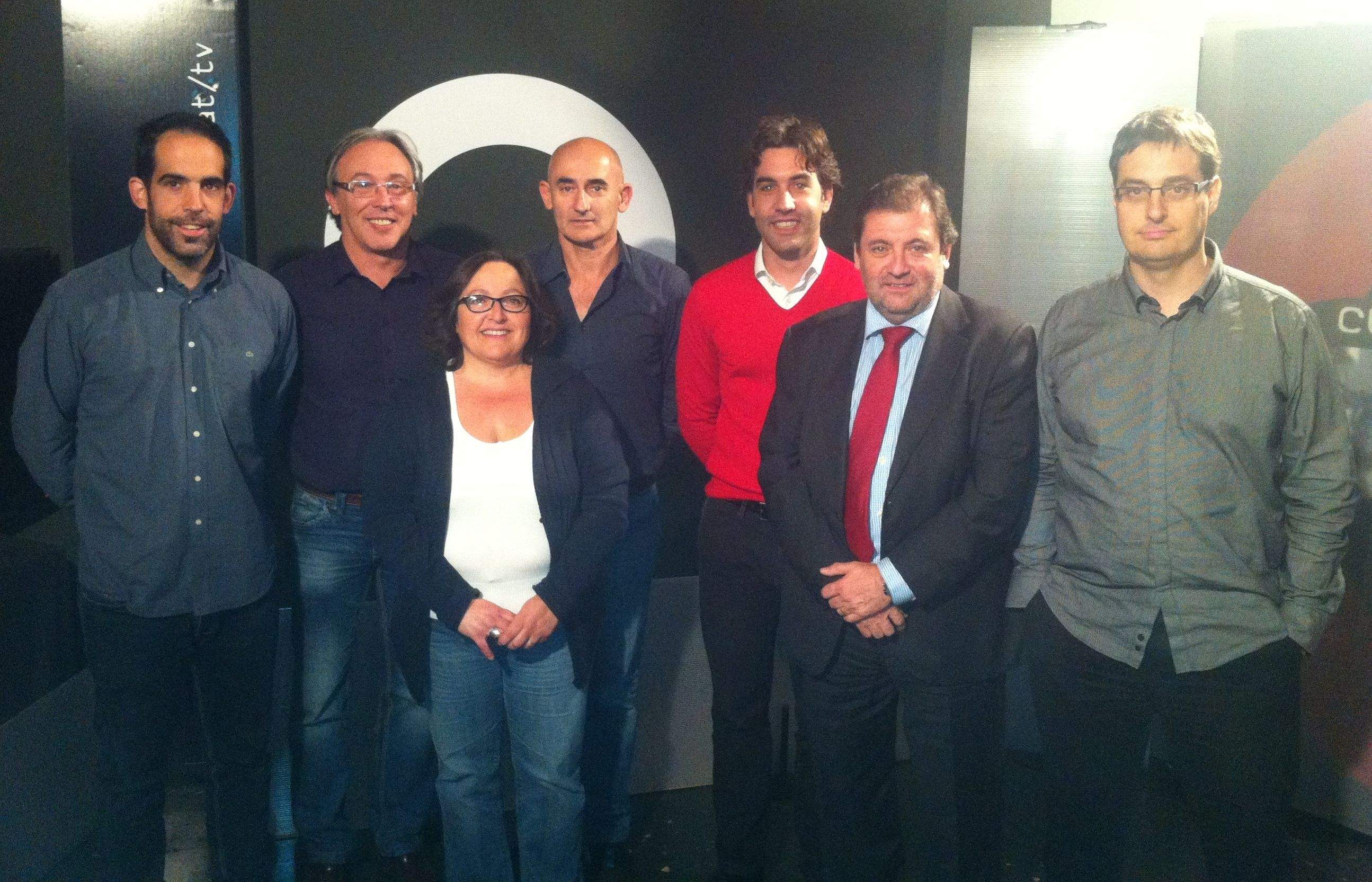 Joan Garcia, Albert Mendoza, Carme Reverte, Xavier Requeno, Xavier Tizón, Joan Salabert i Àlex López. FOTO: Cugat.cat