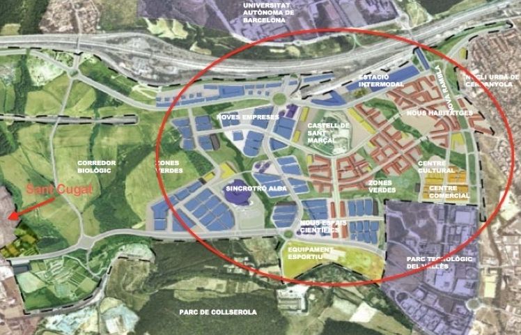 Projecte inicial del Centre Direccional de Cerdanyola