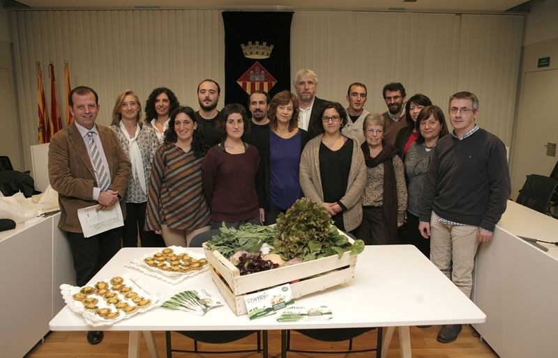 Els guanyadors del primer concurs d'emprenedoria cooperativa que va impulsar l'Ajuntament de Sant Cugat FOTO: Artur Ribera