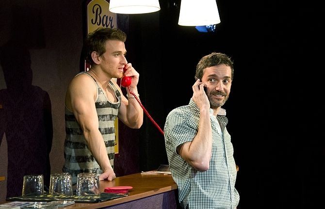 Moment de l'obra de teatre. FOTO: Cedida