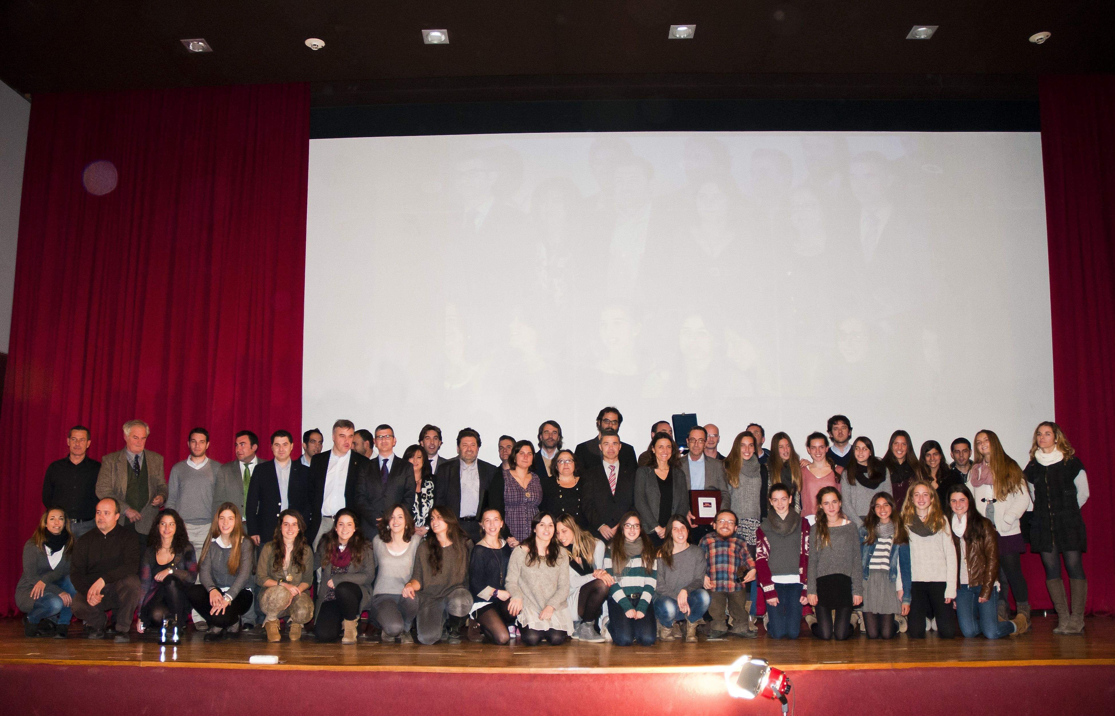 Fotografia amb els premiats dels 17ns Premis Esport en Marxa. FOTO: David Molina