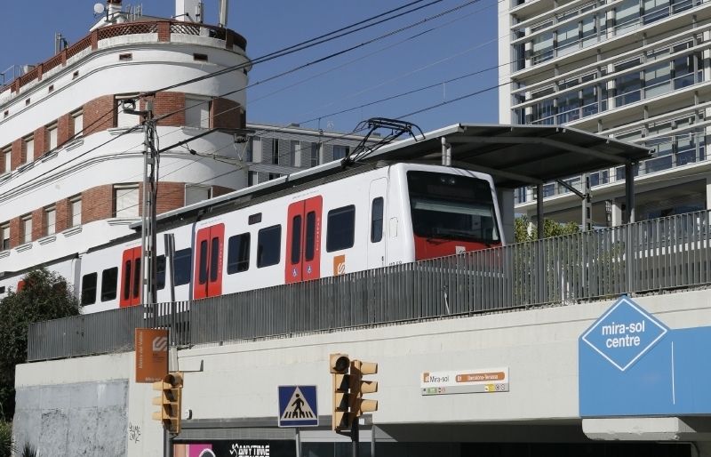 Imatge de l'estació de Mira-sol. FOTO: Artur Ribera