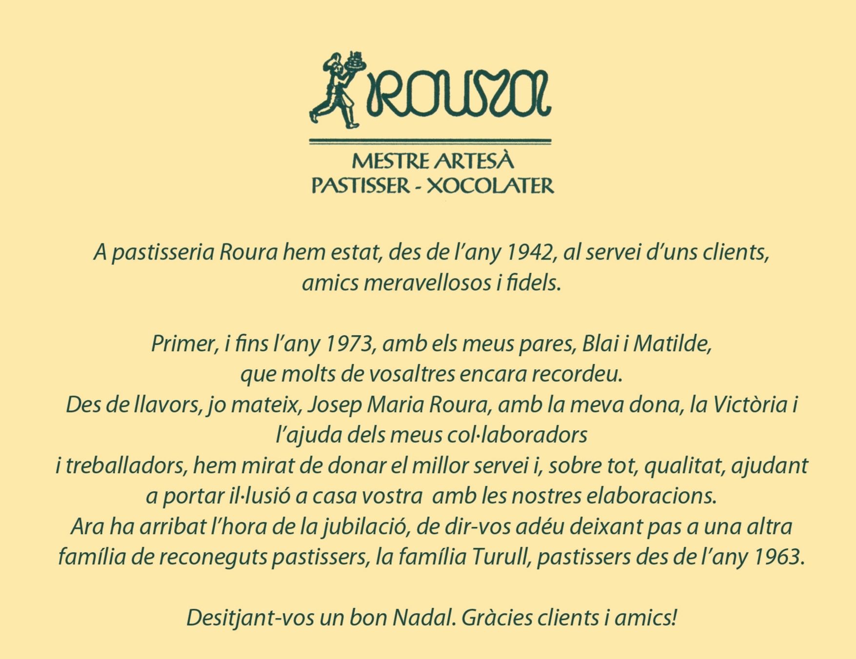 Aquesta és la carta que la família Roura ha publicat aquest divendres al TOT Sant Cugat 