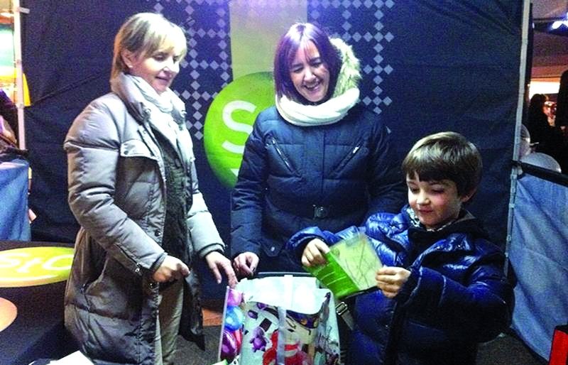 Moment de la gimcana solidària per la Marató de TV3