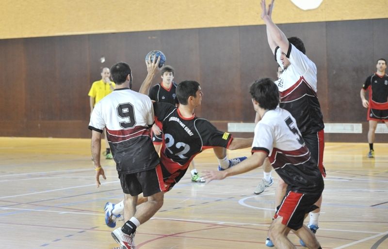Marc Jordan, del Club Handbol Sant Cugat, ha estat un dels millors jugadors del partit. FOTO: Amanda Bernal