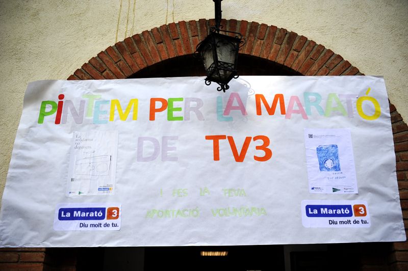  LAMPA i lEscola Santa Isabel han preparat la iniciativa Pintem per a La Marató de TV3.