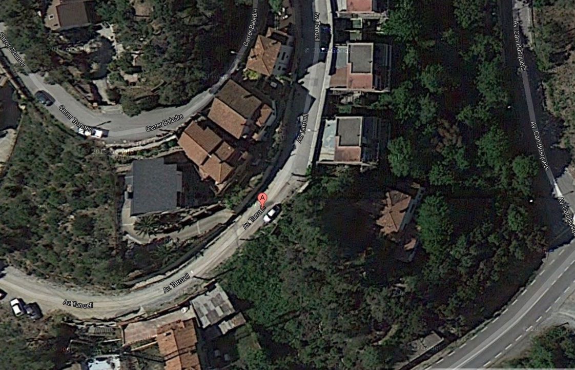 Avinguda de Tarruell a la Floresta. Google Maps