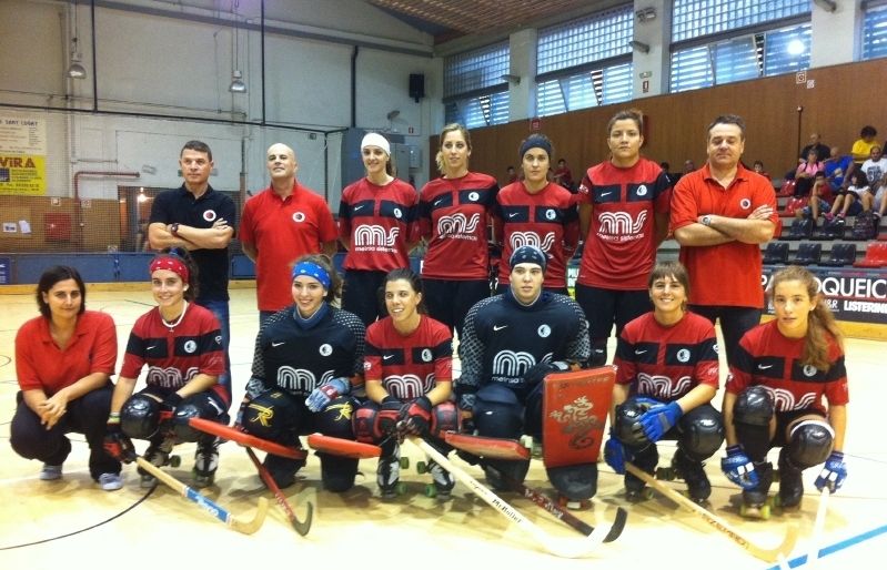El PHC Sant Cugat femení està fent una bona temporada a l'OK Lliga. FOTO: À. L. P. 