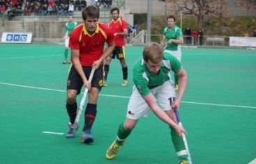 Imatge del partit entre Espanya i Irlanda. FOTO: Albert P. /RFEH