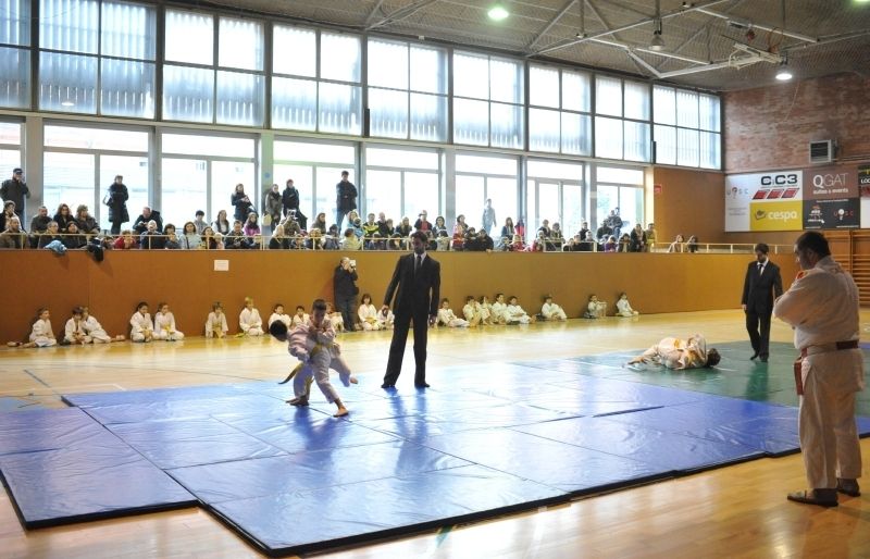 Imatge de l'edició del 2013 del Campionat Local Escolar de Judo. FOTO: Amanda Bernal
