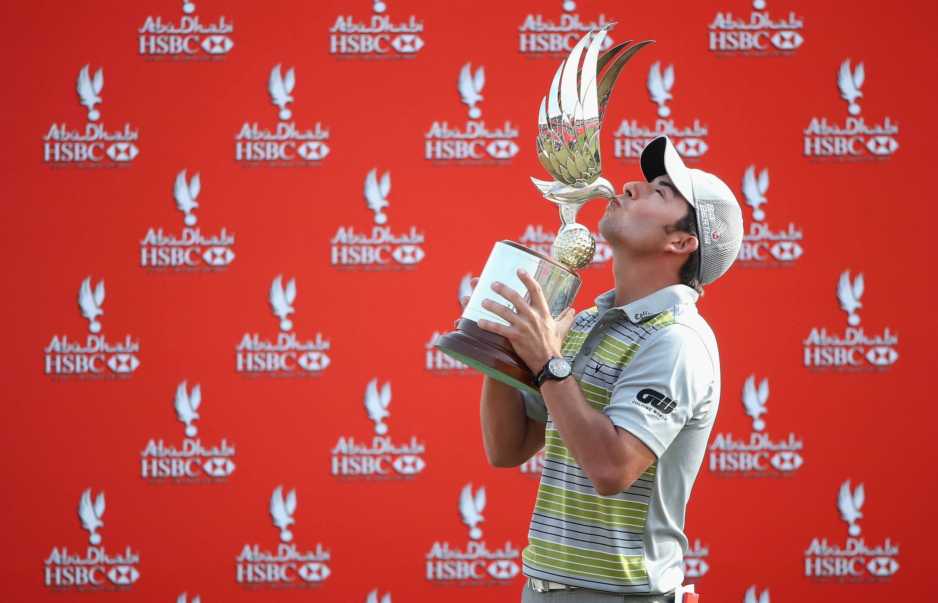 Pablo Arrazábal aixecant el trofeu. FOTO: Getty Images