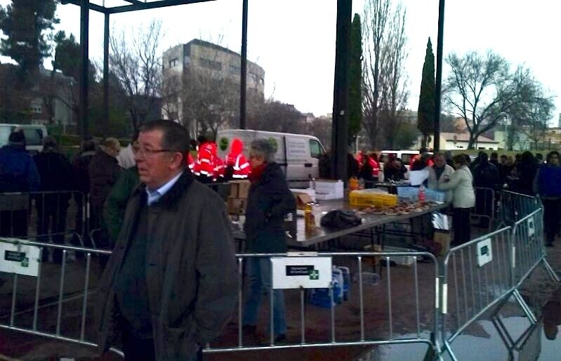 Imatge de l'esmorzar aquest matí. FOTO: Cedida