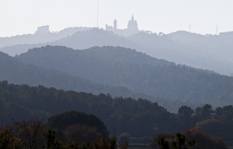 Imatge general del Parc des de Sant Cugat