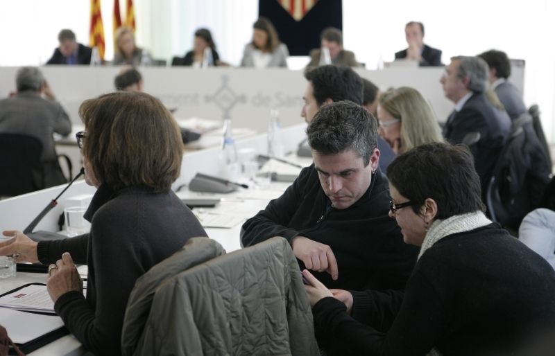 Sessió plenària del mes de gener 2014. Foto: Artur Ribera