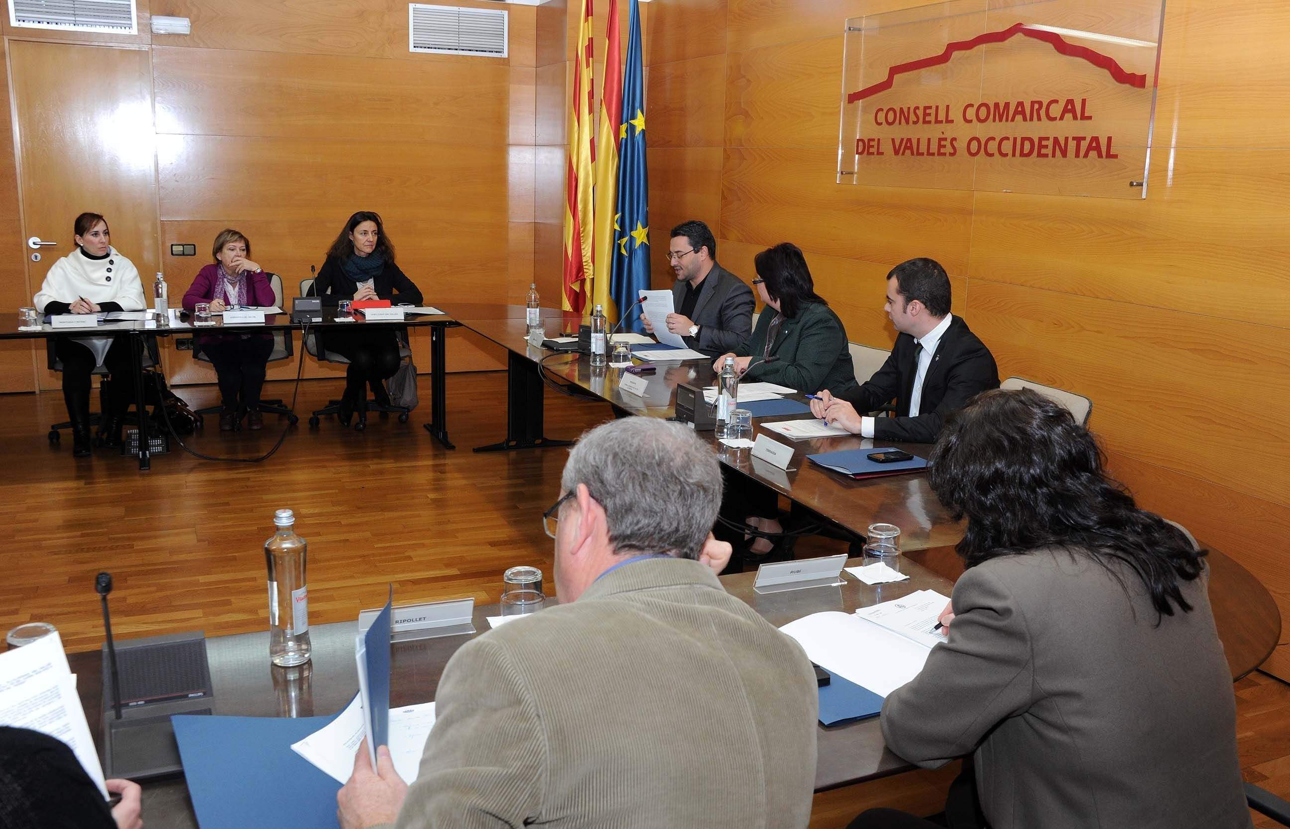 Conesa en un moment de la reunió. FOTO: Cedida